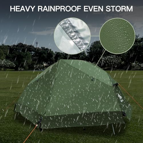 Night Cat 1-Person Lightweight Waterproof Hiking Tent - Image 4
