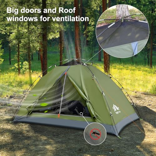 Night Cat Upgraded Backpacking Tent for 2 Persons - Image 5