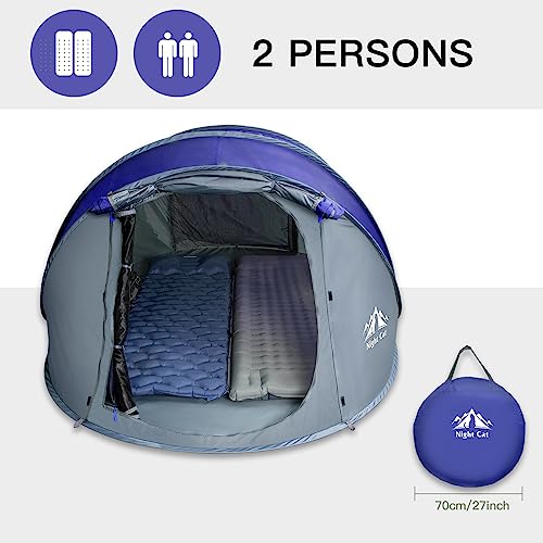 Night Cat Upgraded Pop Up Tent With Poles - Image 5