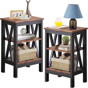 VECELO Nightstands For Living Room Or Bedroom