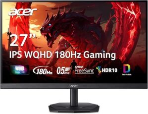 acer Nitro 27″ WQHD IPS Gaming Monitor