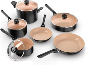 Ninja Non Stick Ceramic Cookware Set CK89010BF