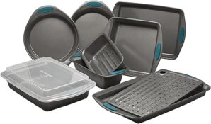 Rachael Ray Nonstick Bakeware Set With Grips - 10 Piece