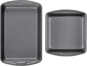 GoodCook Nonstick Steel Baking Pan Set, 2pk