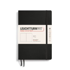 Notebook Softcover Medium A5, Plain Black