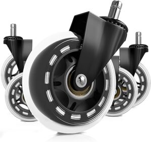 Buena Goods Office Chair Wheels Replacement – 3”