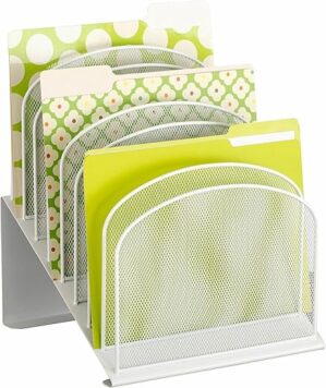 Safco Onyx Mesh 8-Tier Desktop Organizer