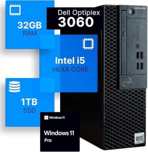Intel Optiplex 3060 Desktop | Intel i5-8500 | 32GB RAM