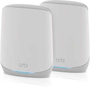 Orbi Tri-Band Mesh WiFi 6 System (RBK762S)