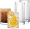 POLIDREAM Origami Style Drinking Glass Set