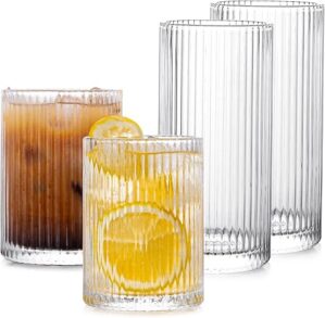 POLIDREAM Origami Style Drinking Glass Set
