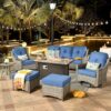 ovios Outdoor 7 Piece Patio Furniture Set