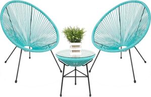 Best Choice Products Outdoor Acapulco Patio Bistro Set