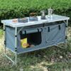 JOUYEK Outdoor Camping Table With Storage