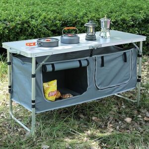 JOUYEK Outdoor Camping Table With Storage