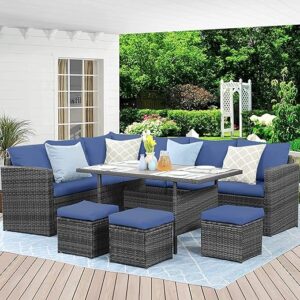 Wisteria Lane Outdoor Patio Furniture Set, 7 Piece