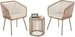 PayLessHere Outdoor Rattan Bistro Furniture Set