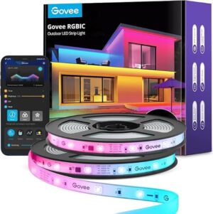 Govee Outdoor RGBIC LED Strip Lights, Waterproof