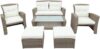 ghghnrtgefrgnhnxdf Outdoor Wicker Sectional Sofa Set