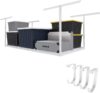 FLEXIMOUNTS Overhead Garage Storage Rack, White