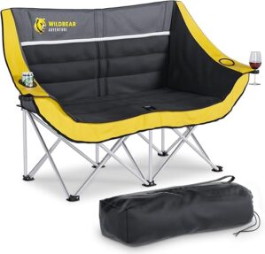 WILDBEAR ADVENTURE Oversized Double Camping Chair Loveseat