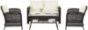 ghghnrtgefrgnhnxdf Patio Furniture Wicker Rattan Chair Set