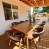 PURPLE LEAF Patio Table And Chairs Set With Cushions