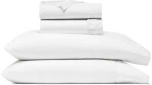 BOLL & BRANCH Percale Hemmed Organic Cotton Sheet Set
