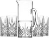 Godinger Pitcher And Highball Drinking Glasses Set