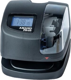 AMANO PIX-25 Digital Atomic Time Clock