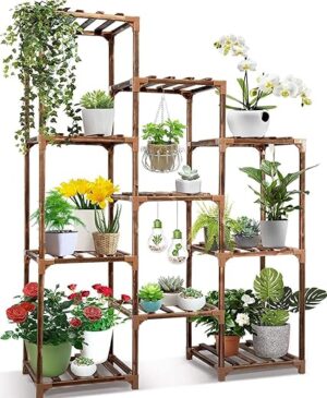 cfmour Plant Stand Indoor Outdoor, 10 Tire