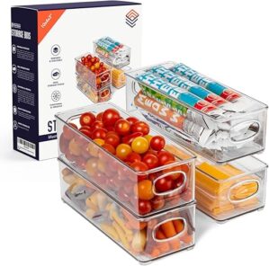 ClearSpace Plastic Pantry And Fridge Organizer Bins