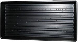 Jiffy Plastic Plant Tray, 11" x 22", Black