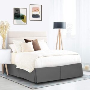 Pleated Bed Skirt, 14” Tailored Drop