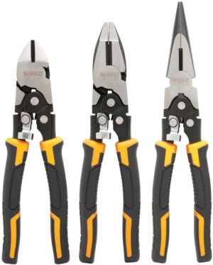 DEWALT Pliers Set, Compound Action, 3-Pack (DWHT70485)
