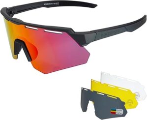 ROCKBROS Polarized Cycling Glasses With Interchangeable Lenses