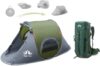 Night Cat Pop-up Camping Tent With Backpack Combo