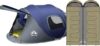 Night Cat Pop-up Camping Tent With Double Sleeping Bag