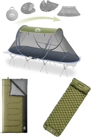 Night Cat Pop-up Mosquito Tent: 1 Person Camping