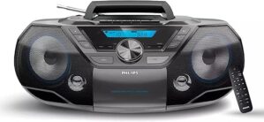 PHILIPS Portable CD Player Bluetooth Boombox With Bass