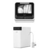 COMFEE’ Portable Dishwasher And Brushed Nickel System