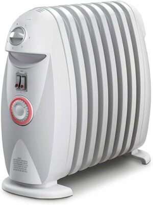De'Longhi Portable Oil-Filled Radiator With Timer