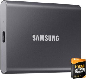 SAMSUNG Portable SSD T7, 4TB External Drive