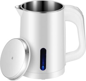 Wdcme Portable Stainless Steel Electric Kettle, 0.6L