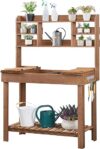 Yaheetech Potting Bench Table With Storage Shelf