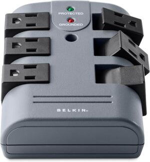 Belkin Power Strip Surge Protector - 6 Rotating Outlets