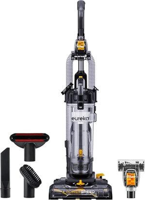 Eureka PowerSpeed Upright Vacuum Cleaner, Black/Yellow