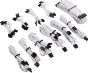 Corsair Premium Sleeved PSU Cables Kit - White