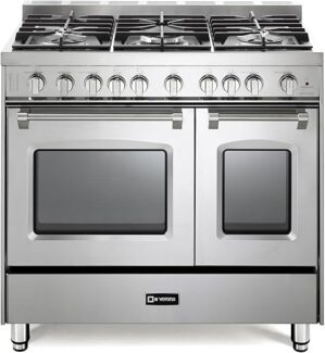 Verona Prestige 36" Freestanding Gas Range Stainless Steel