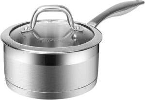 duxtop Professional Stainless Steel Sauce Pan, 1.6 Quart